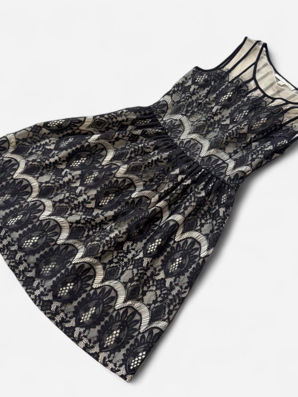 Vintage y2k Vero Mode Classic black lace dress
